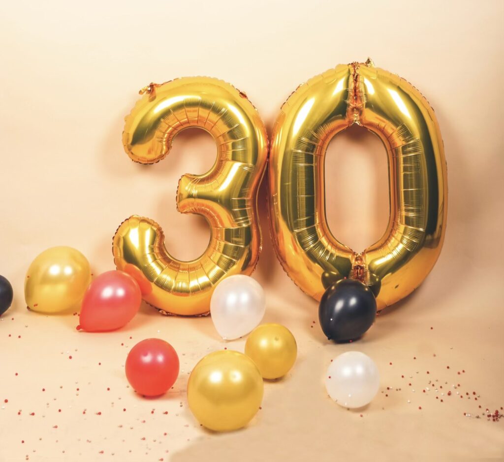 30-jarig jubileum feest
