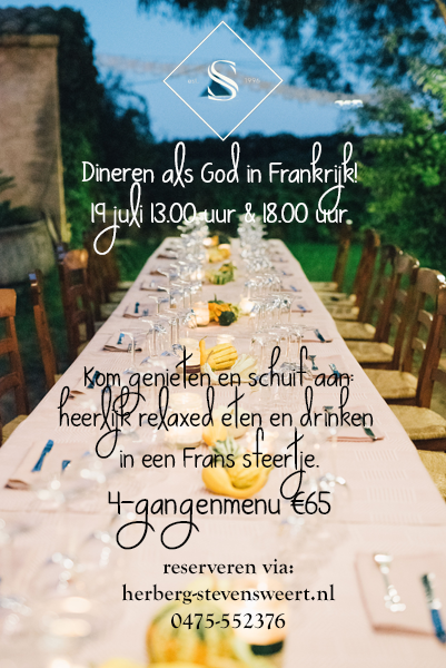 Dineren als God in Frankrijk
